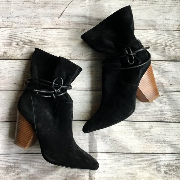 Urban Outfitter Carla Slouch Boots Black sz 9 - Picture 2 of 10